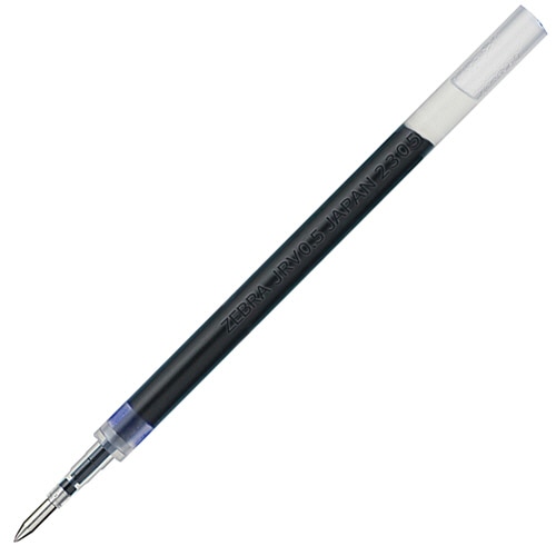 ゼブラ ジェルボールペン替芯 JRV-0.5芯 青 P-RJRV5-BL 10本/セット（ご注文単位1セット）【直送品】