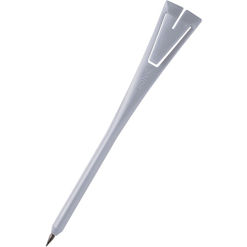 ソニック クリップ付ペンシル 抗菌タイプ グレー DA-4901-GL 50本/袋(ご注文単位1袋)【直送品】