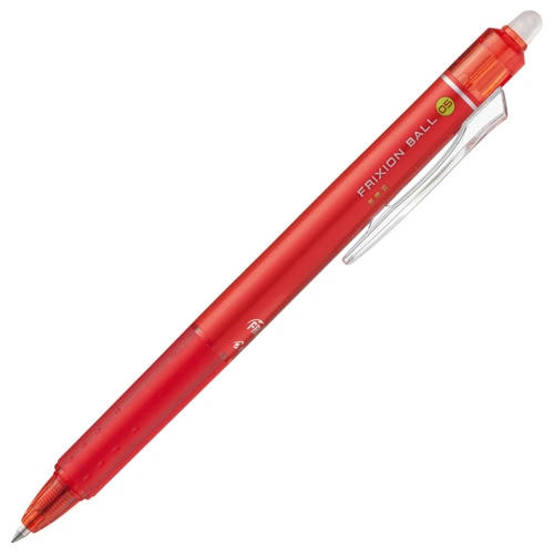 パイロット ゲルインキボールペン フリクションボールノック 0.5mm レッド LFBK-23EF-R 1本(ご注文単位1本)【直送品】