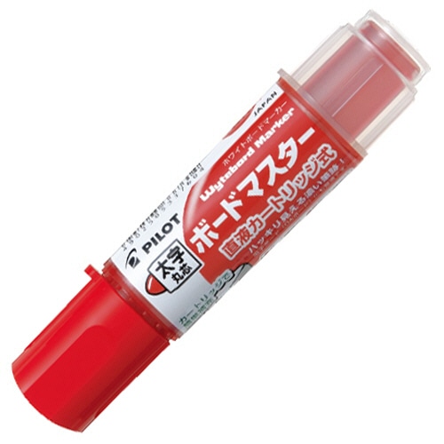 パイロット ボードマーカー ボードマスター 太字丸芯 レッド WMBM-18BM-R 1本（ご注文単位1本）【直送品】
