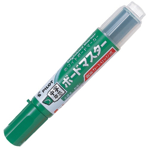 パイロット ボードマーカー ボードマスター 中字平芯 グリーン WMBM-12LC-G 10本/セット(ご注文単位1セット)【直送品】