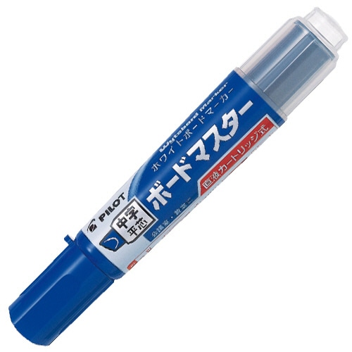 パイロット ボードマーカー ボードマスター 中字平芯 ブルー WMBM-12LC-L 10本/セット(ご注文単位1セット)【直送品】