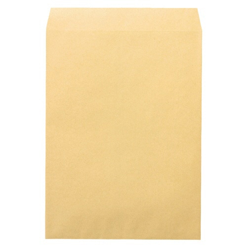 ピース R40再生紙クラフト封筒 角0 85g/㎡ 業務用パック 710-80 500枚/箱（ご注文単位1箱）【直送品】