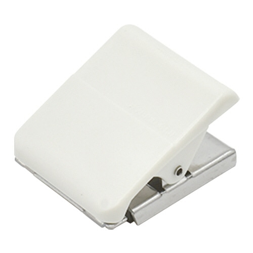 マグエックス マグネットハイブリッドクリップ M W39×D25×H43mm 白 MHC-150-W 1個(ご注文単位1個)【直送品】