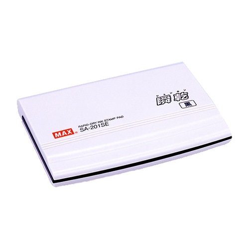 マックス 瞬乾スタンプ台 中形 黒 SA-201SEカミバコ 1個（ご注文単位1個）【直送品】