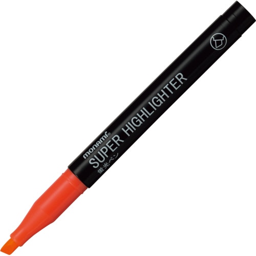 モナミ 蛍光ペン SUPER HIGHLIGHTER 橙 18403 1本(ご注文単位1本)【直送品】