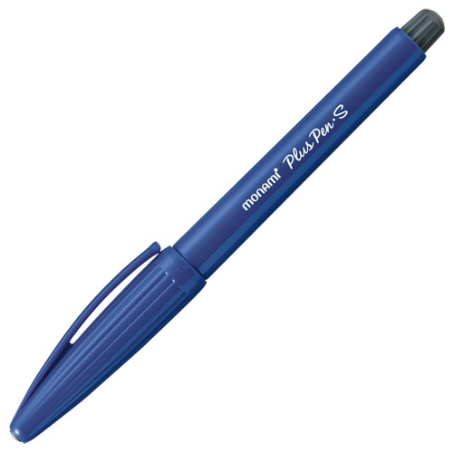 モナミ 水性サインペン Plus Pen・S 極細 青 18452 12本/セット(ご注文単位1セット)【直送品】