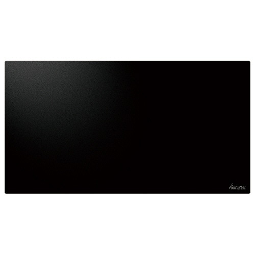 共栄プラスチック ライティング デスクマット KAI 590×320mm ブラック WDM-KAI 1枚(ご注文単位1枚)【直送品】