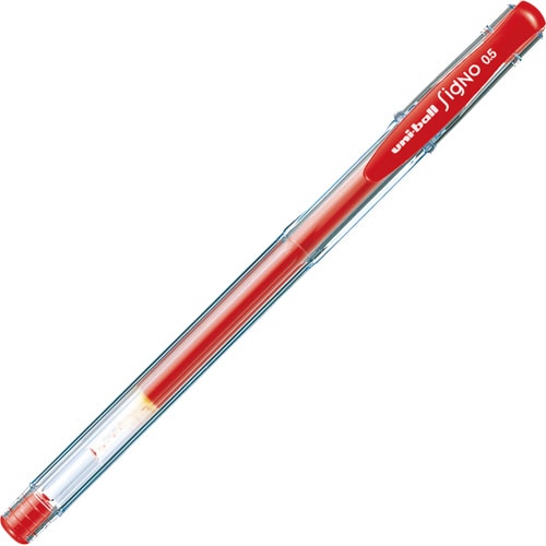 三菱鉛筆 ゲルインクボールペン ユニボール シグノ エコライター 0.5mm 赤 UM100EW.15 1本（ご注文単位1本）【直送品】