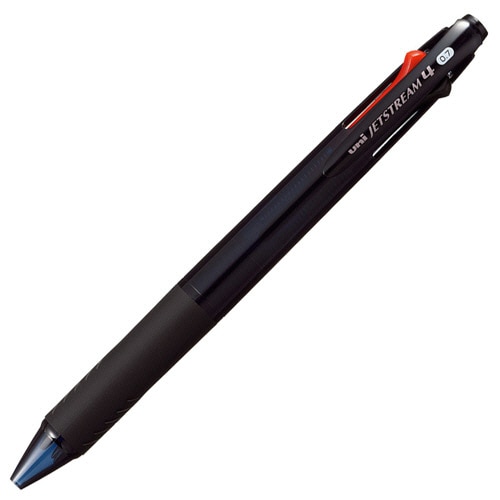 三菱鉛筆 ジェットストリーム 4色ボールペン 0.7mm (軸色:透明ブラック) SXE450007T.24 1本(ご注文単位1本)【直送品】