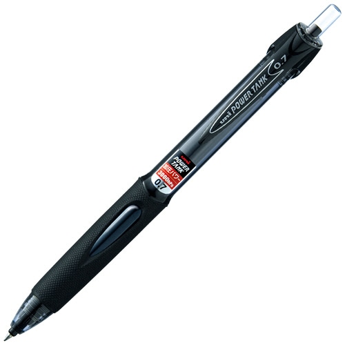 三菱鉛筆 油性加圧ボールペン パワータンク スタンダード 0.7mm 黒 SN200PT07.24 1本(ご注文単位1本)【直送品】