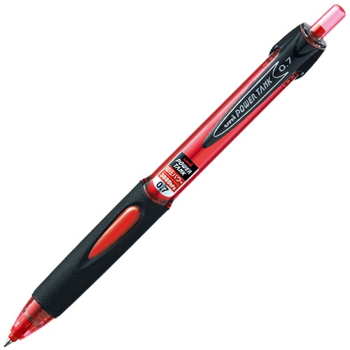 三菱鉛筆 油性加圧ボールペン パワータンク スタンダード 0.7mm 赤 SN200PT07.15 1本(ご注文単位1本)【直送品】
