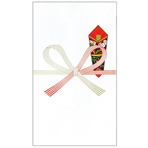 赤城 のり付円入袋 祝無地 フ5151 10枚/袋(ご注文単位1袋)【直送品】