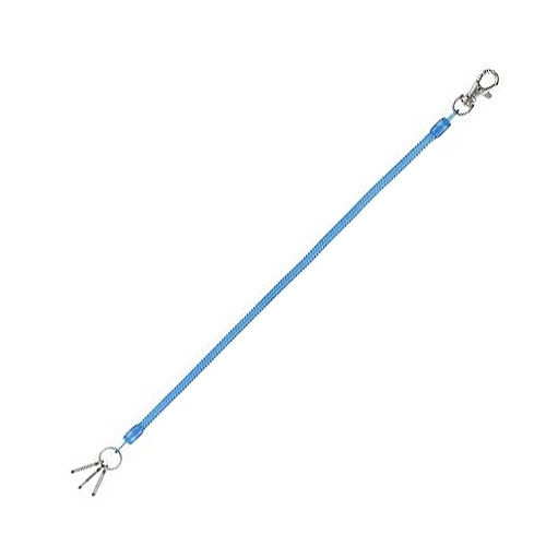 レイメイ藤井 コイルキーチェーン 26-100cm ブルー GLK301A 1個(ご注文単位1個)【直送品】