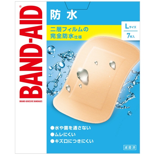 JNTLコンシューマーヘルス バンドエイド 防水 Lサイズ 7枚/箱(ご注文単位1箱)【直送品】