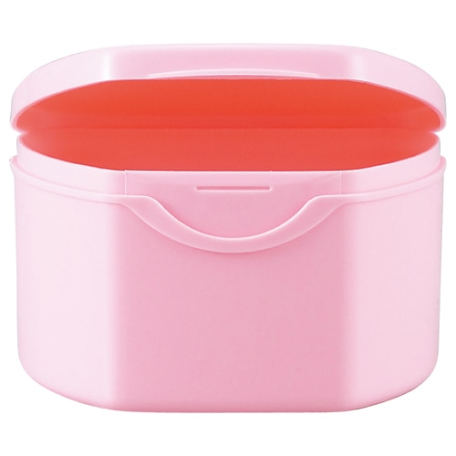 メディコム・ジャパン 入れ歯ケース ピンク D-DE-P 10個/袋(ご注文単位1袋)【直送品】