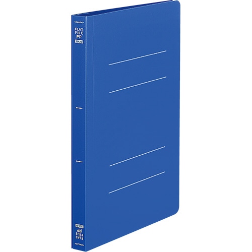 コクヨ A5フラットファイル(PP) タテ 青 フ-P12B 1冊(ご注文単位1冊)【直送品】