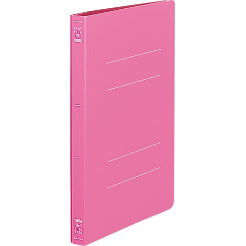 コクヨ A5フラットファイル(PP) タテ ピンク フ-P12P 1冊(ご注文単位1冊)【直送品】