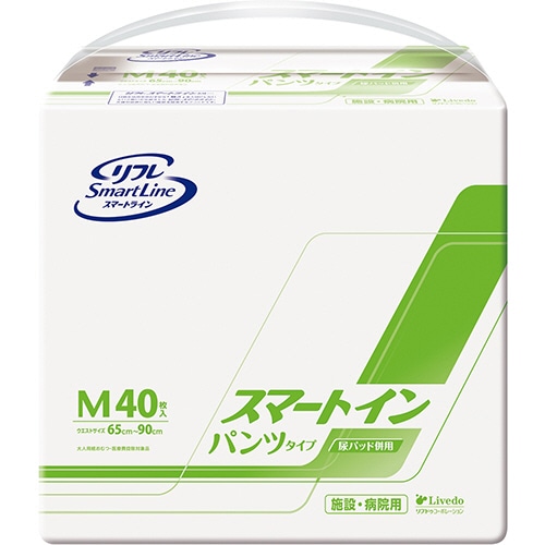 リブドゥコーポレーション リフレ スマートイン パンツタイプ M 40枚/袋（ご注文単位1袋）【直送品】