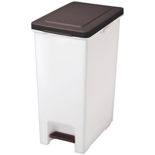 アスベル R防臭エバン ペダルペール 45L ブラウン 1台(ご注文単位1台)【直送品】
