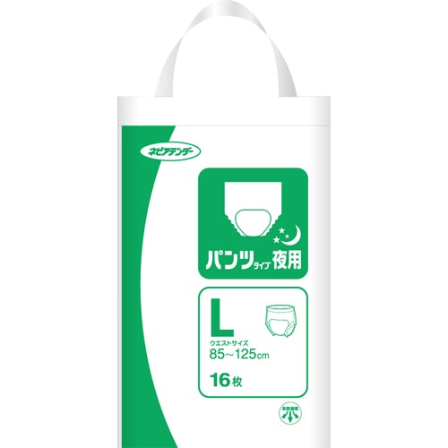 王子ネピア ネピアテンダー パンツタイプ 夜用 L 16枚/袋(ご注文単位1袋)【直送品】