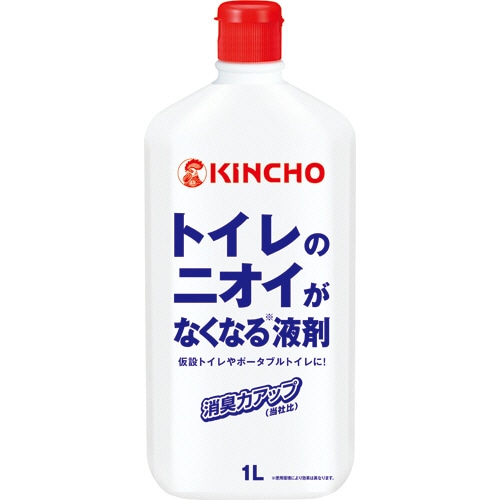 大日本除蟲菊 KINCHO トイレのニオイがなくなる液剤 1L 1本(ご注文単位1本)【直送品】