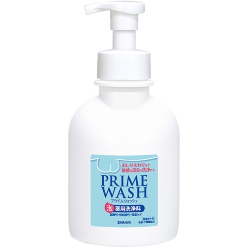 サラヤ プライムウォッシュ 泡 薬用洗浄料 500ml 1本(ご注文単位1本)【直送品】