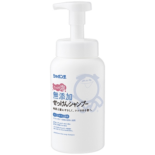 シャボン玉石けん シャボン玉 無添加せっけんシャンプー 泡タイプ 本体 520ml 1本（ご注文単位1本）【直送品】
