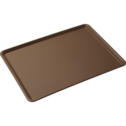 蝶プラ工業 プルアップトレー #3120(約307×198×17mm) ブラウン 1枚(ご注文単位1枚)【直送品】