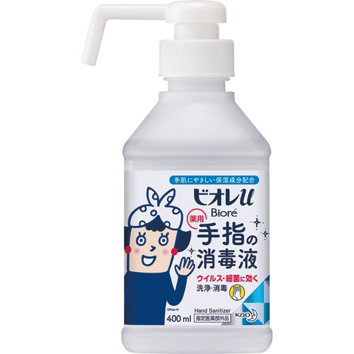 花王 ビオレu 手指の消毒液 本体 400ml 1本(ご注文単位1本)【直送品】