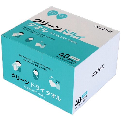 東京メディカル クリーンドライタオル 1602806 40枚/箱(ご注文単位1箱)【直送品】