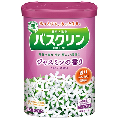バスクリン ジャスミンの香り 600g 1本(ご注文単位1本)【直送品】