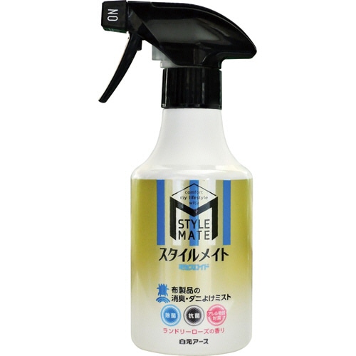 白元アース スタイルメイト 布製品の消臭・ダニよけミスト ランドリーローズの香り 230ml 1本(ご注文単位1本)【直送品】