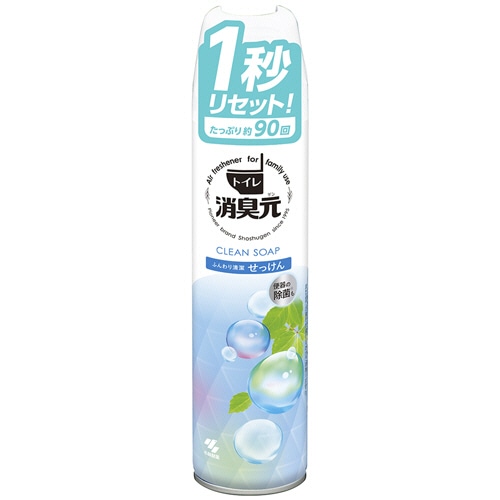 小林製薬 トイレの消臭元スプレー せっけん 1本（ご注文単位1本）【直送品】