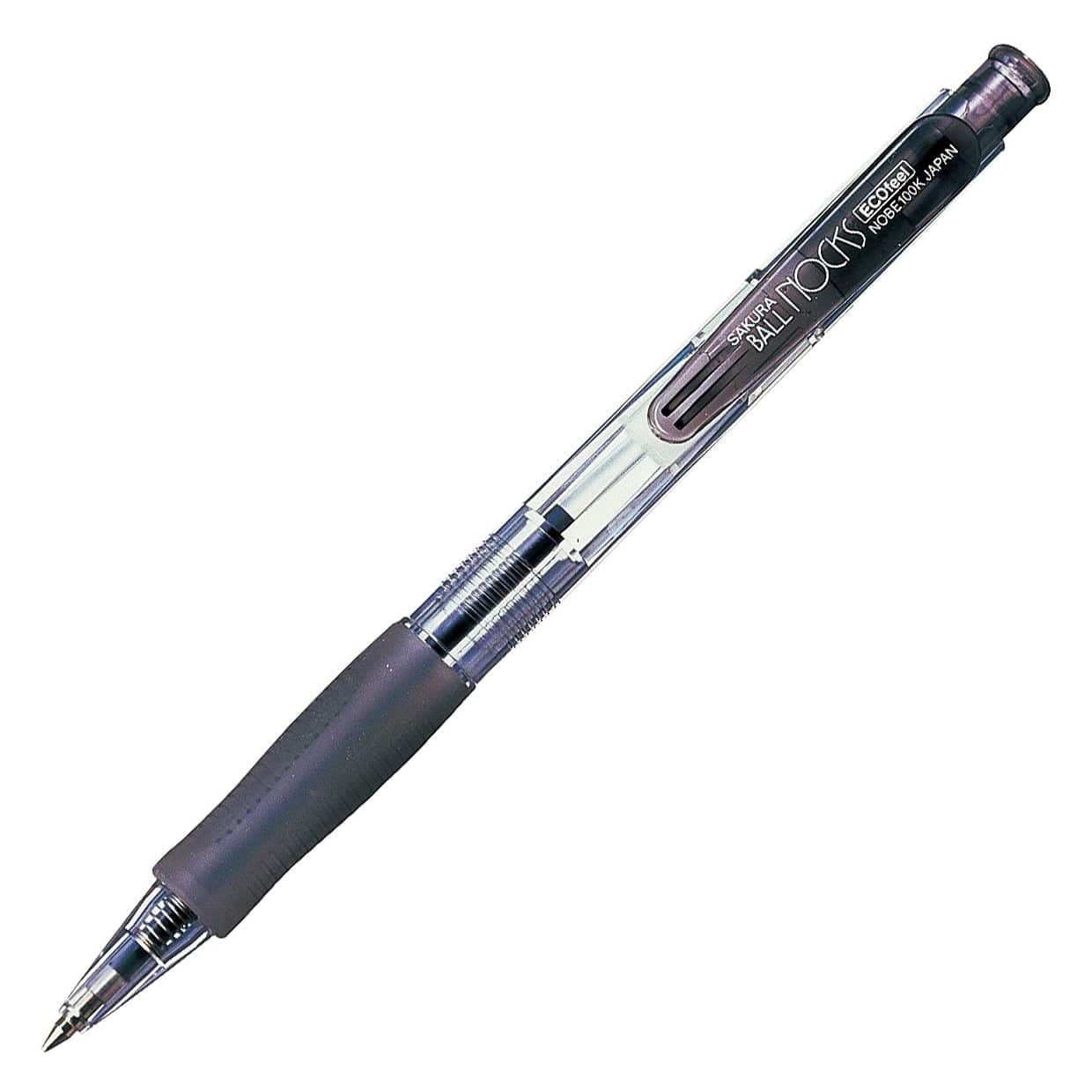 サクラクレパス 油性ボールペン ノックスボール100K エコフィール 0.7mm 黒 NOBE100K#44 1箱(10本)(ご注文単位1箱)【直送品】