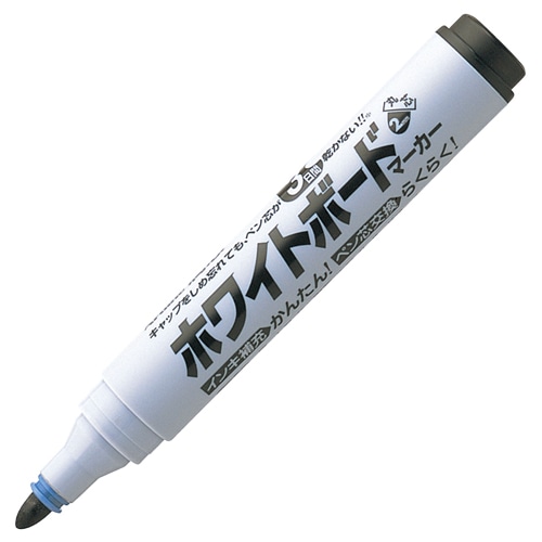 シヤチハタ アートライン潤芯ホワイトボードマーカー 丸芯 黒 K-527-K 1本(ご注文単位1本)【直送品】