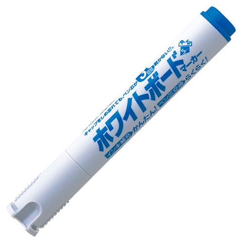 シヤチハタ アートライン潤芯ホワイトボードマーカー 太字角芯 青 K-529 1本(ご注文単位1本)【直送品】