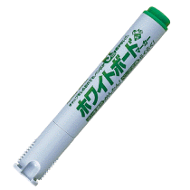 シヤチハタ アートライン潤芯ホワイトボードマーカー 太字角芯 緑 K-529 1本(ご注文単位1本)【直送品】
