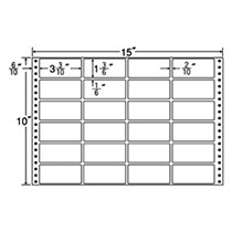 東洋印刷 ナナフォーム 連続ラベル Mタイプ 15×10インチ 24面 84×38mm M15F 1箱(500折)(ご注文単位1箱)【直送品】
