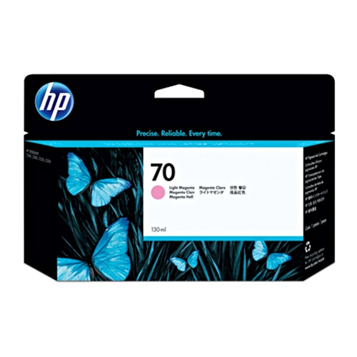 HP HP70 インクカートリッジ ライトマゼンタ 130ml 顔料系 C9455A 1個（ご注文単位1個）【直送品】