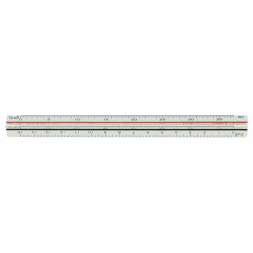 ライオン事務器　三角スケール　土地家屋用　150mm　No.503　1個（ご注文単位1個）【直送品】