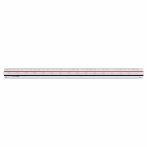 ライオン事務器　三角スケール　土木建築用　300mm　No.542　1個（ご注文単位1個）【直送品】