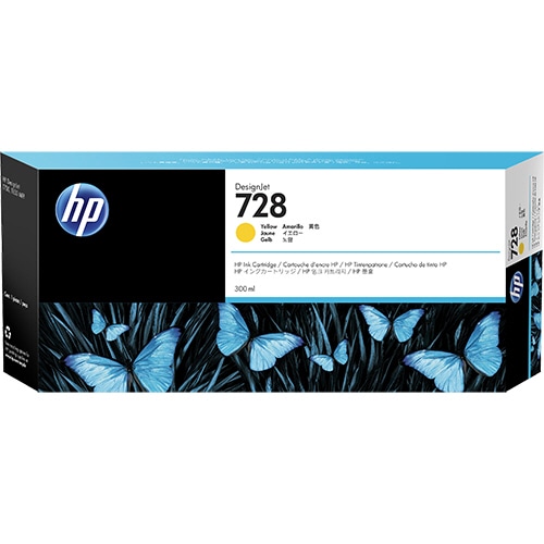 HP HP728 インクカートリッジ イエロー 300ml F9K15A 1個（ご注文単位1個）【直送品】