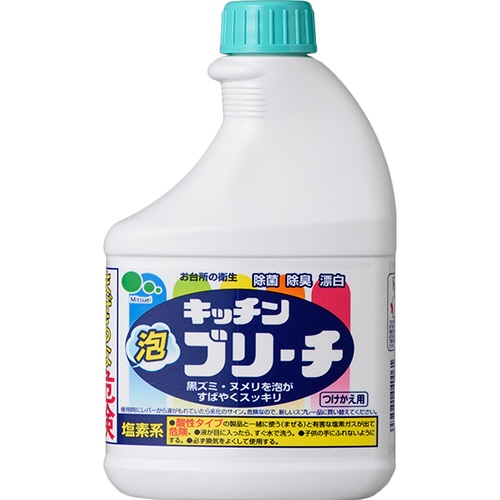 ミツエイ　泡キッチンブリーチ　付替　400ml　1本（ご注文単位1本）【直送品】