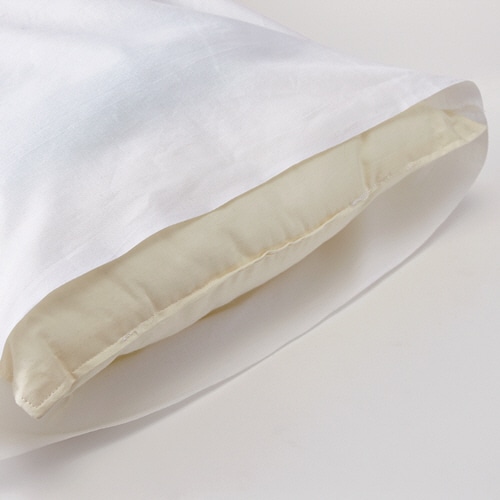 枕カバー　封筒型　50×90cm　ホワイト　1枚（ご注文単位1枚）【直送品】