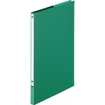 ライオン事務器　カラーファイル　A4　背幅15mm　緑　No.800　1冊（ご注文単位1冊）【直送品】