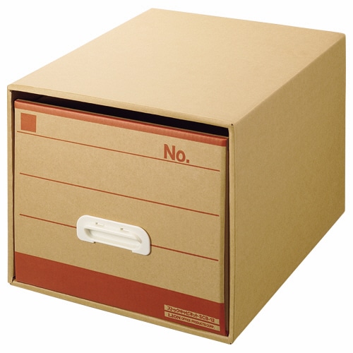 ライオン事務器　文書保存箱　A4用　内寸W325×D420×H285mm　SCB-12　1個（ご注文単位1個）【直送品】
