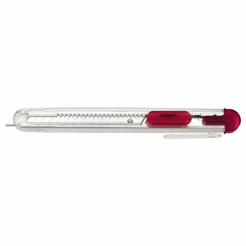 NTカッター ジュニアA型カッター クリアレッド iA-120P(R) 1本(ご注文単位1本)【直送品】
