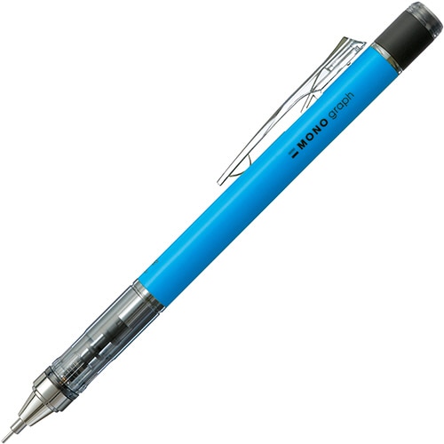 トンボ鉛筆　シャープペンシル　モノグラフネオン　0.5mm　（軸色：ネオンブルー）　DPA-134B　1本（ご注文単位1本）【直送品】