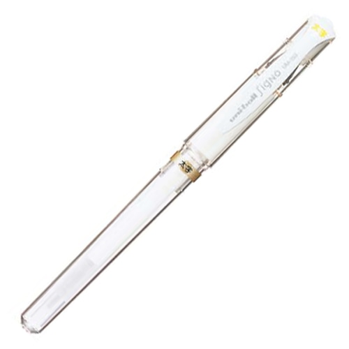 三菱鉛筆 ゲルインクボールペン ユニボール シグノ 太字 1.0mm ホワイト UM153.1 1本(ご注文単位1本)【直送品】